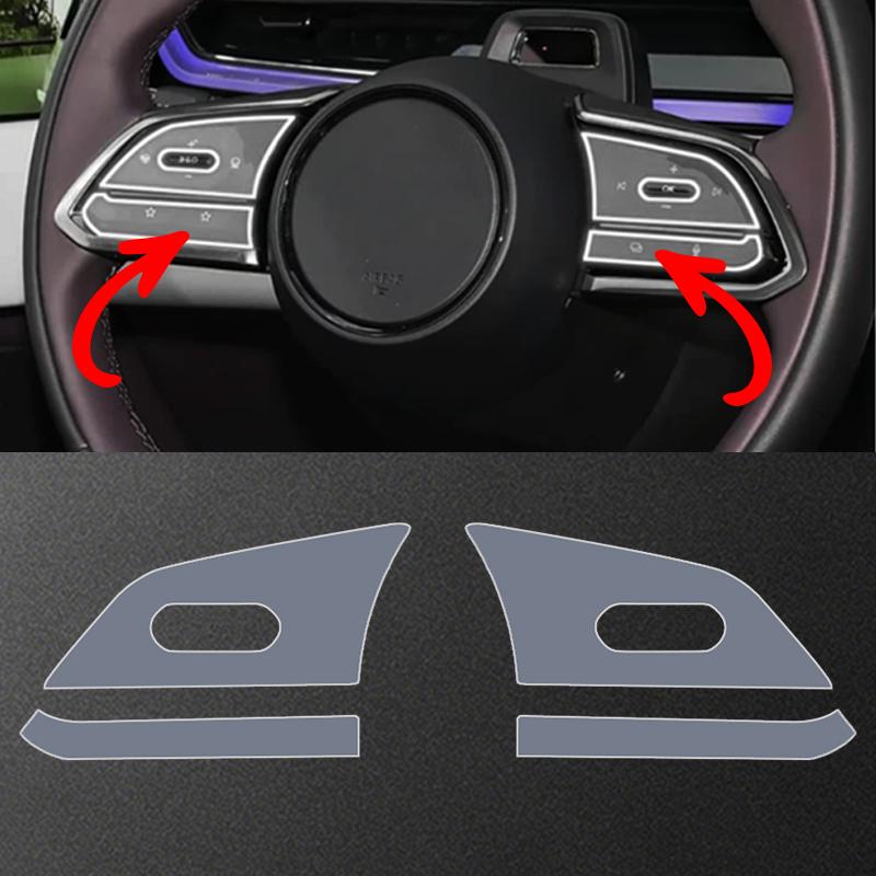 For Mazda EZ60 EZ-60 2025-2026 Steering Wheel Central Control Armrest Interior Protection Film TPU Navigation Anti Scratch Film