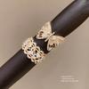 Geometric Zircon Silver Womens Fashion Ring With Elegant Design For Office Wear