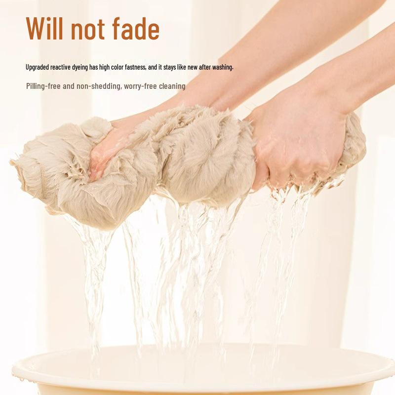 2024 Creme Blase Kunstkaninchenfell Teppich für Wohnzimmer, Sofa, Schlafzimmer, Bettseite, Boden oder Erker
