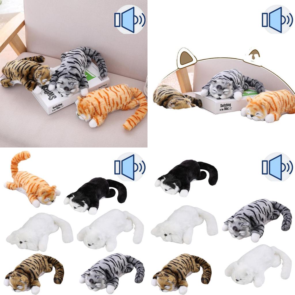 Rolling Cat Plush Toy With Music And Sound For Kids Playroom Entertainment