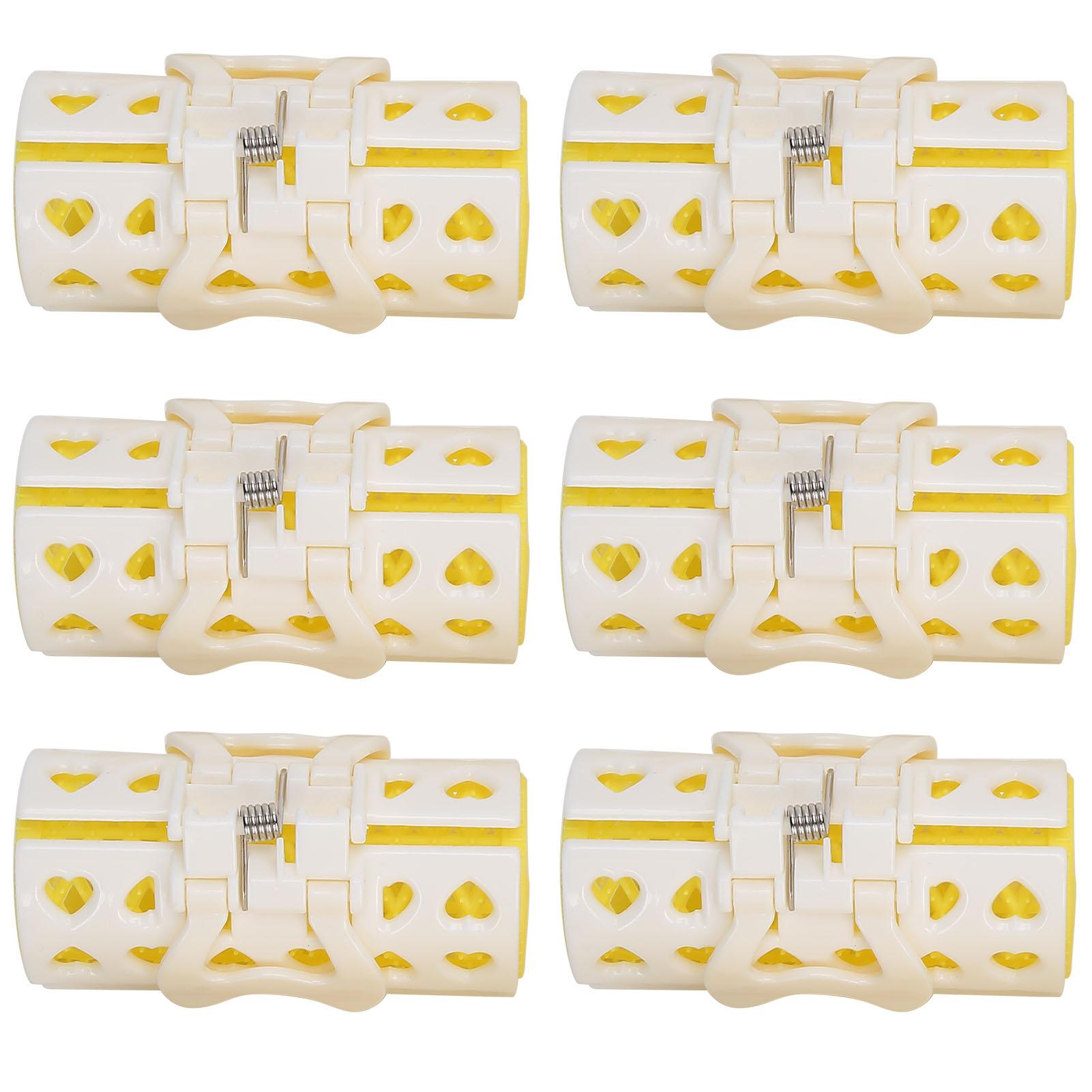 

6 шт. набор зажимов для бигуди для волос портативные парикмахерские инструменты своими руками для домашнего использования в салоне 1.2x2.8in