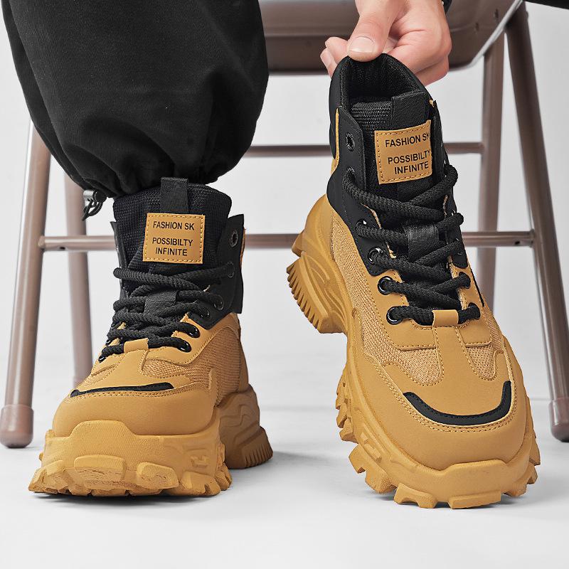 Chaussures de Randonnée Warrior Noires pour Homme 2025 - Antidérapantes, Extérieur, Sports d'Été et d'Automne, Chaussures de Papa