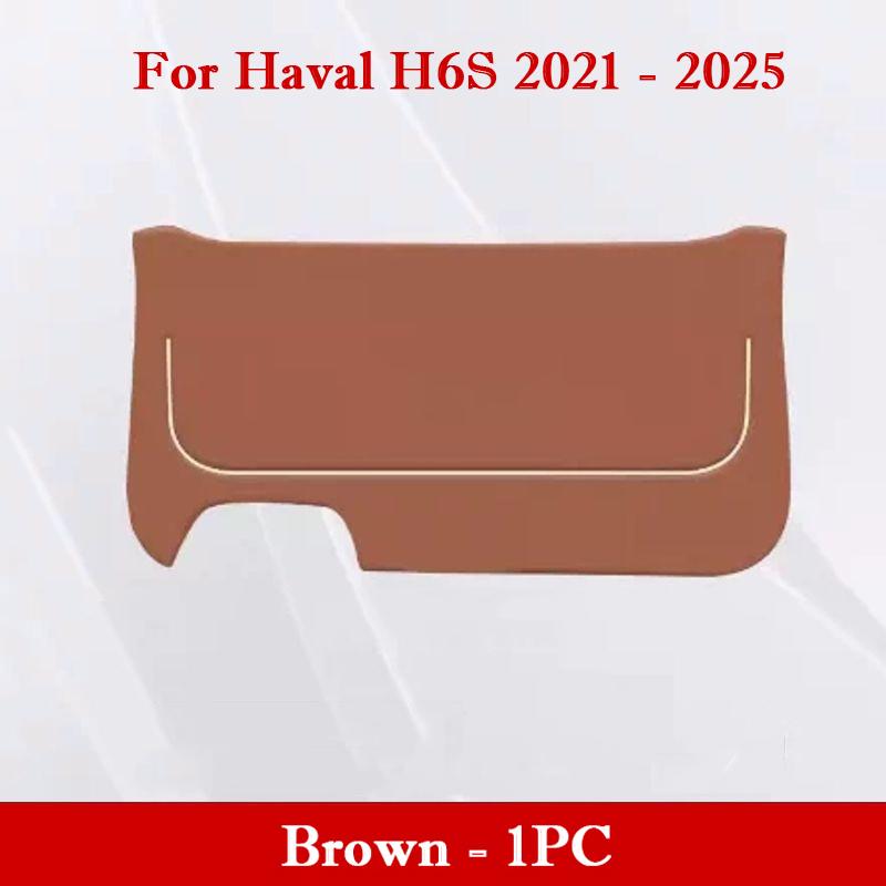 For Haval H6 H6S Car Trunk Door Anti Kick Pad Tailgate PU Leather Anti Dirt Protective Mat Interior Cargo Liner Auto Accessories