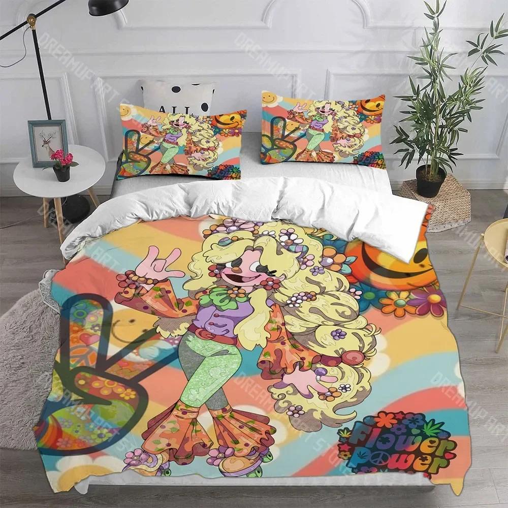 3D Print Welcome Home Anime Printed Bedding Sets Comforter Quilt Bed Cover Duvet Cover Pillow Case 2-3 Pieces Sets Kids Adult