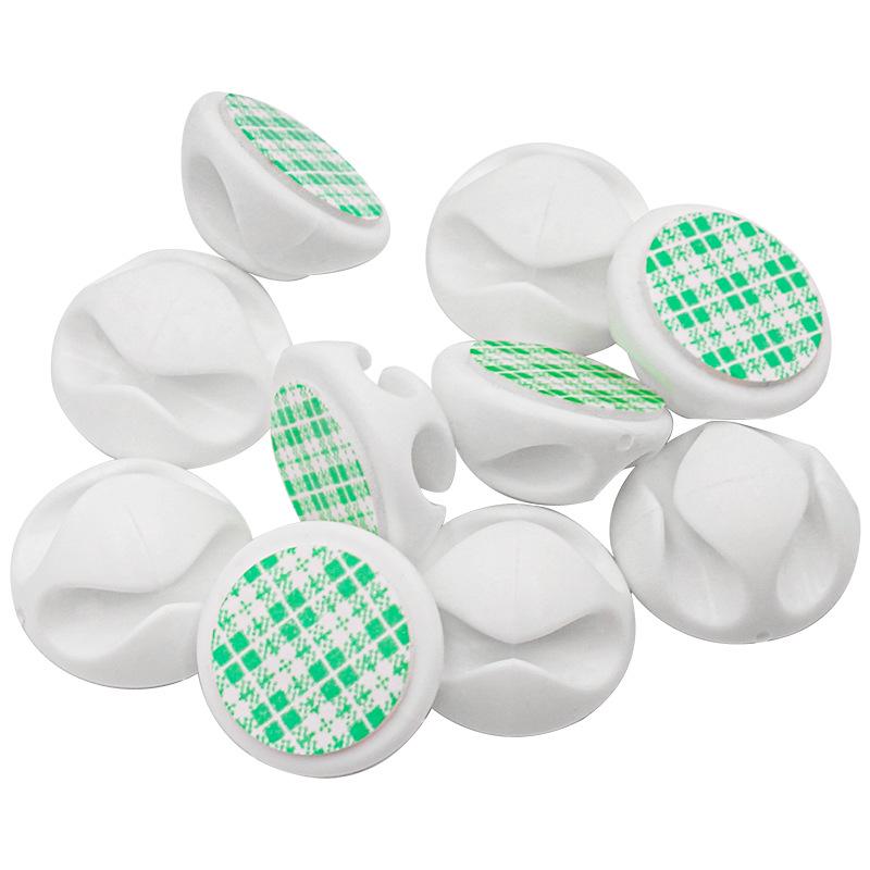 Large Self-Adhesive Cable Organizer Clip for Desktop