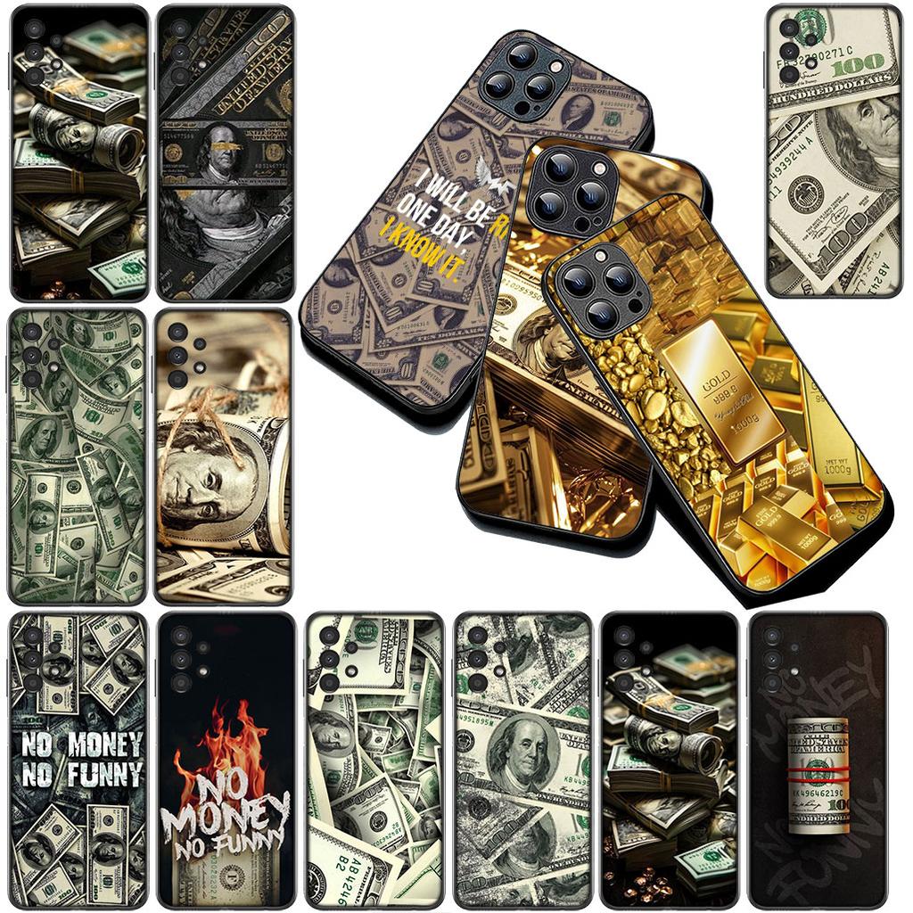 Soft Cover for Motorola Moto G22 G23 G32 G53 G60 G13 G64 G20 G8 G9 Plus Power E13 E20 E32 Casing Phone Case Money 100 D-Dollars