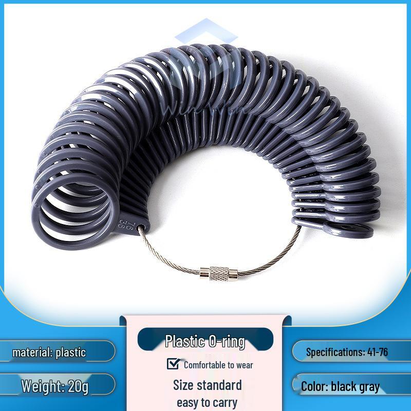 US Ring Sizer Tool - Plastic Finger Measurement for Ring Sizes