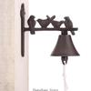 Outdoor Retro Doorbell Home Heavy Duty Metal (Vine / Four Bird 3XUF