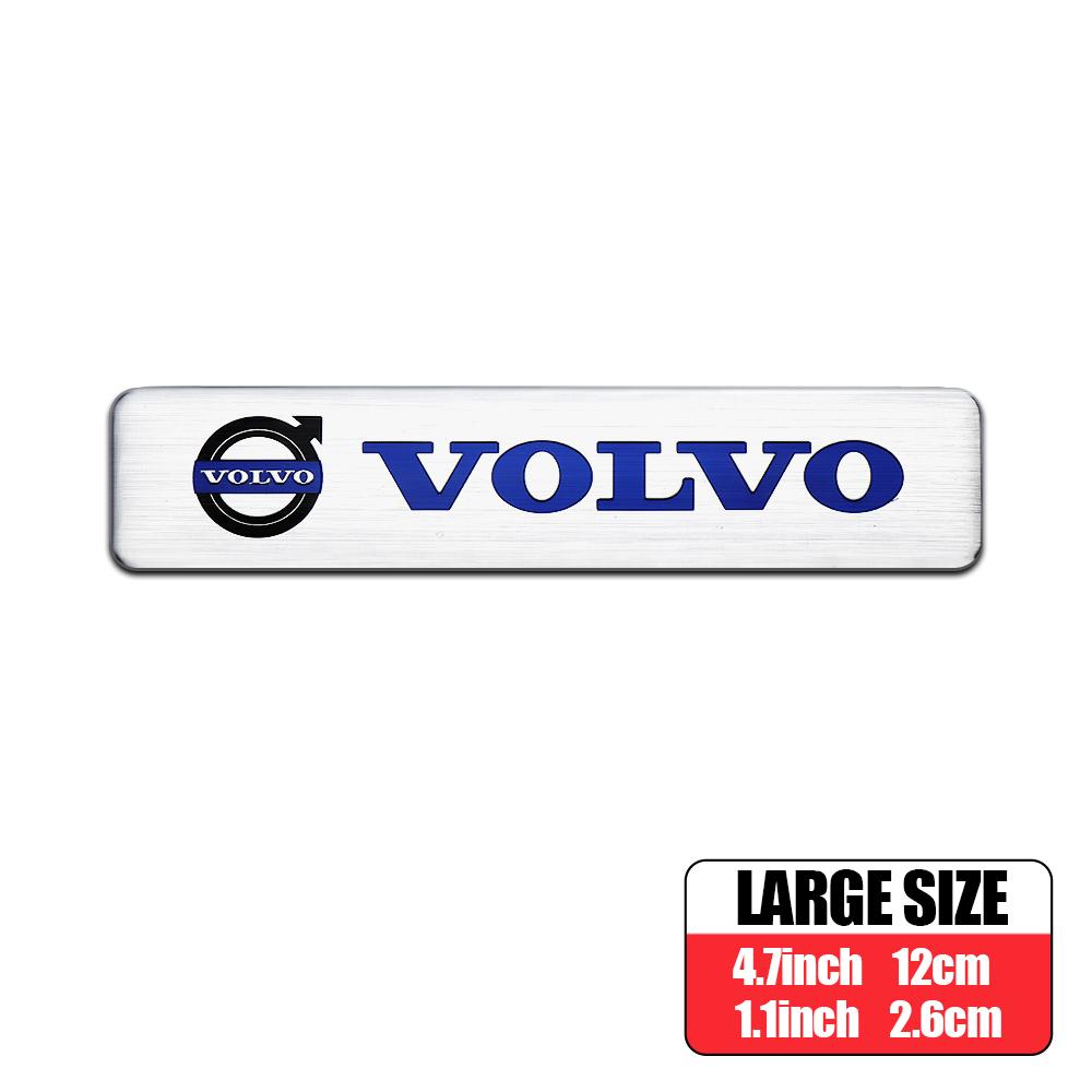 Auto Aluminium Karosserie Aufkleber Kofferraum Emblem Außen Dekoration Aufkleber Für Volvo R Design T6 AWD C30 C40 C50 C70 S40 S60 S70 S80 S90