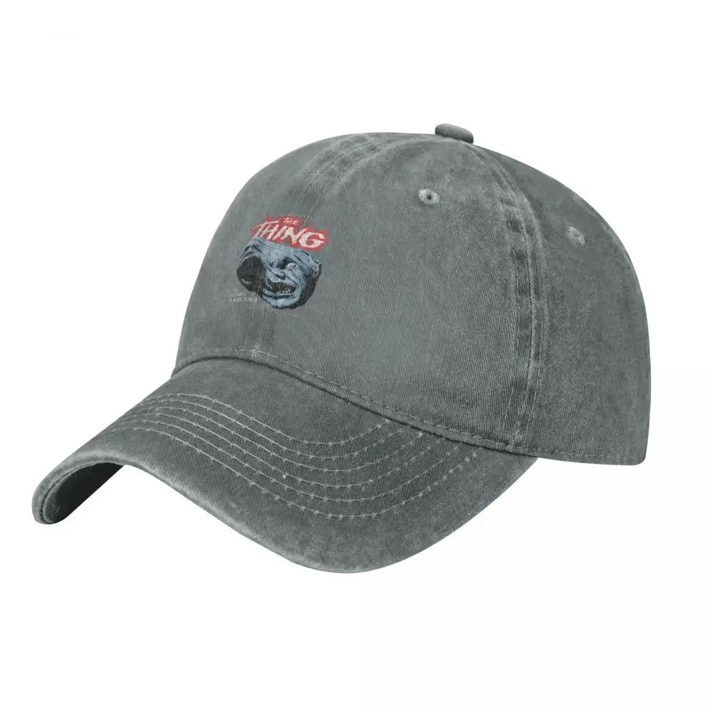 The Thing Distressed John Carpenter Horror Sci Fi Baseball Cap Hat Unisex Dropshipping Hats For Unisex Womens