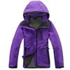 Sports & Outdoors Women Solid Color Waterproof Hooded Jackets Zip Climbing Coat