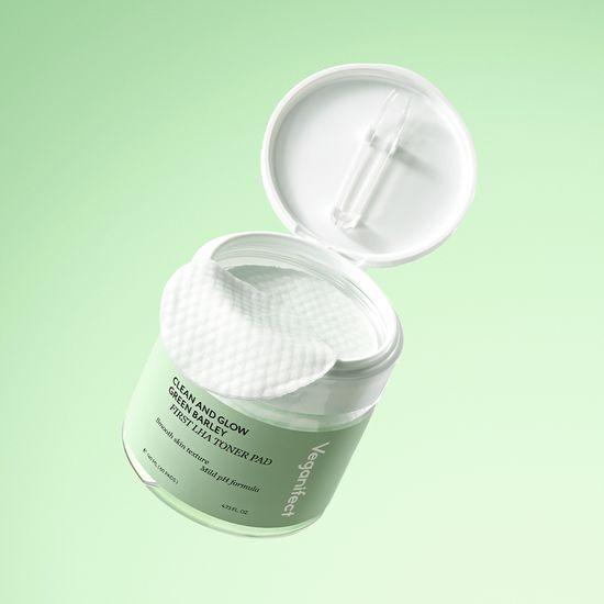 Veganifect Green Barley LHA Toner Pad