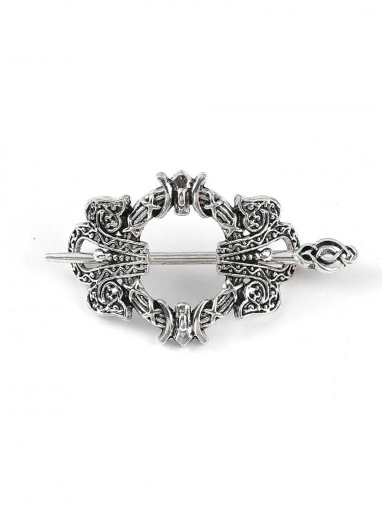 Retro Baroque Viking Hair Clip Alloy Hair Stick Viking Metal Celtic Hair Clip Hairpin