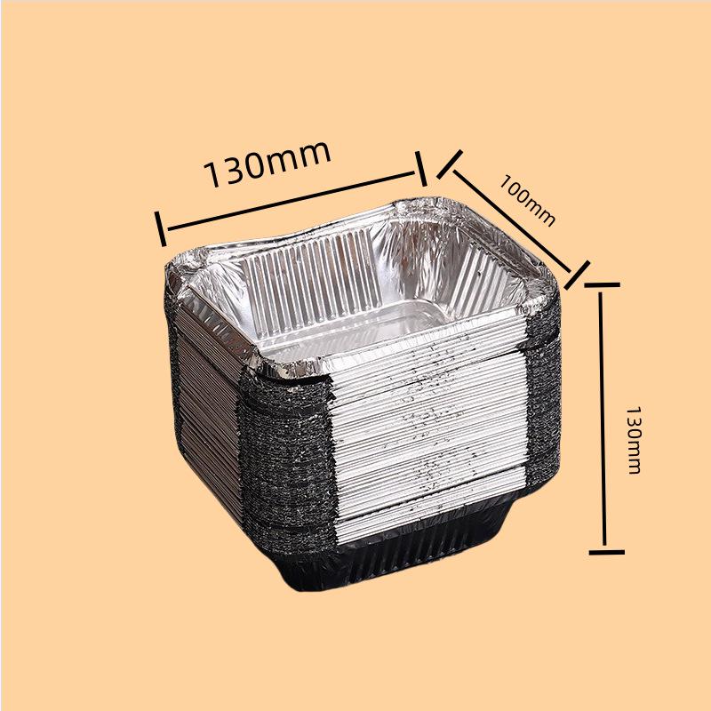 

Прямокутний піднос для барбекю з товстої алюмінієвої фольги - одноразовий та багаторазовий