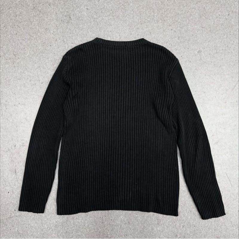 Unisex Winter Knit Sweater With Graphic Print Loose Fit Street Style Long Sleeve Pullover Teens