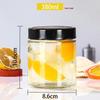 Airtight Round Glass Canning and Storage Jar with Lid