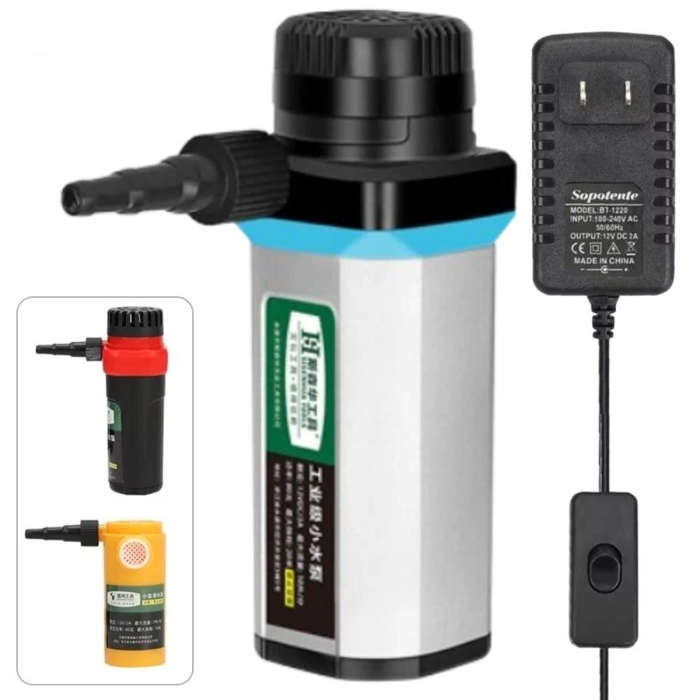 Low Noise 12V Small Water Pump Lift 10/15M Water Pumping Station  Garden Irrigation