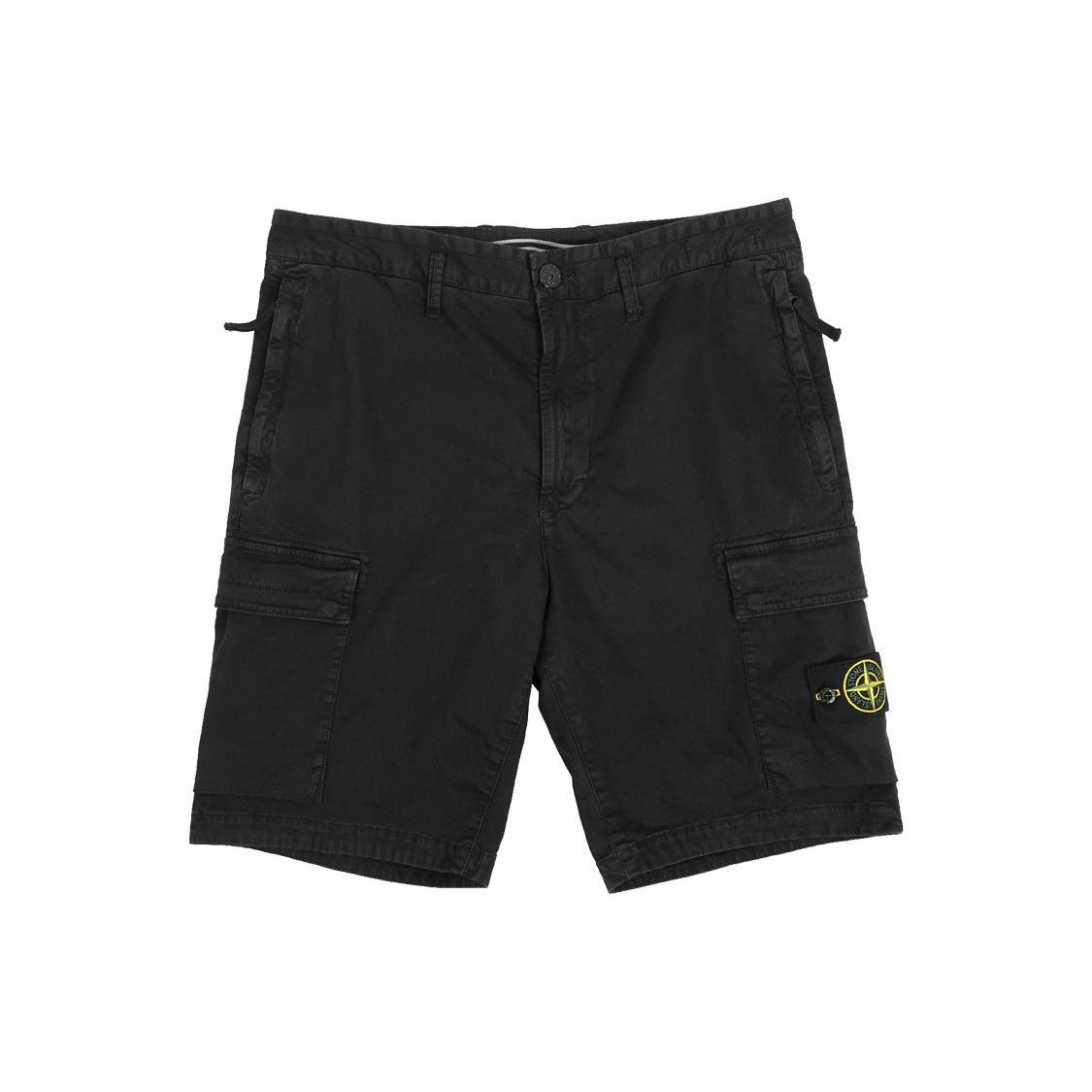 STONE ISLAND Bermudu šorti `Melni` Vīriešu