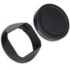 Haoge Metal Square Bayonet Lens Hood for Fujinon XF 18mm R LM WR Lens with Metal Front Cap F1.4