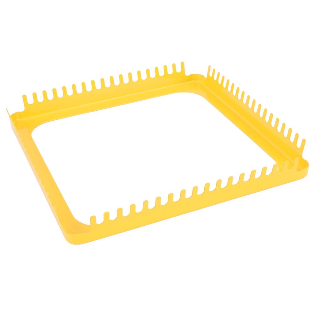Kit de țesut de țesut, metal galben, 18 dinți, cadru de țesut pătrat pentru tapiserii, eșarfe, pălării