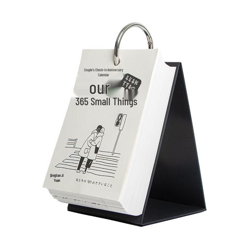 Qinghe Ji Couple s Love Calendar: 365 Creative High Aesthetic Desktop Ornaments