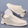 Men's Shoes 2025 Summer New Sandals Breathable Hollow White Shoes Casual British Men's Sports Board Shoes 2025