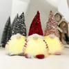 Christmas Plush Rudolph Animal Dwarf Doll Holiday Decoration Soft Fabric Festival Ornament for Home Office