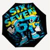 1PC Six Seven Umbrella-8-Rib Reinforced, Automatic Open, Lightweight & Durable, Fashion Accessory for Outdoor-D315