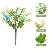 Artificial Eggs Tree Branch Foam Painting Foam Egg New Fake Plant  Festival Party