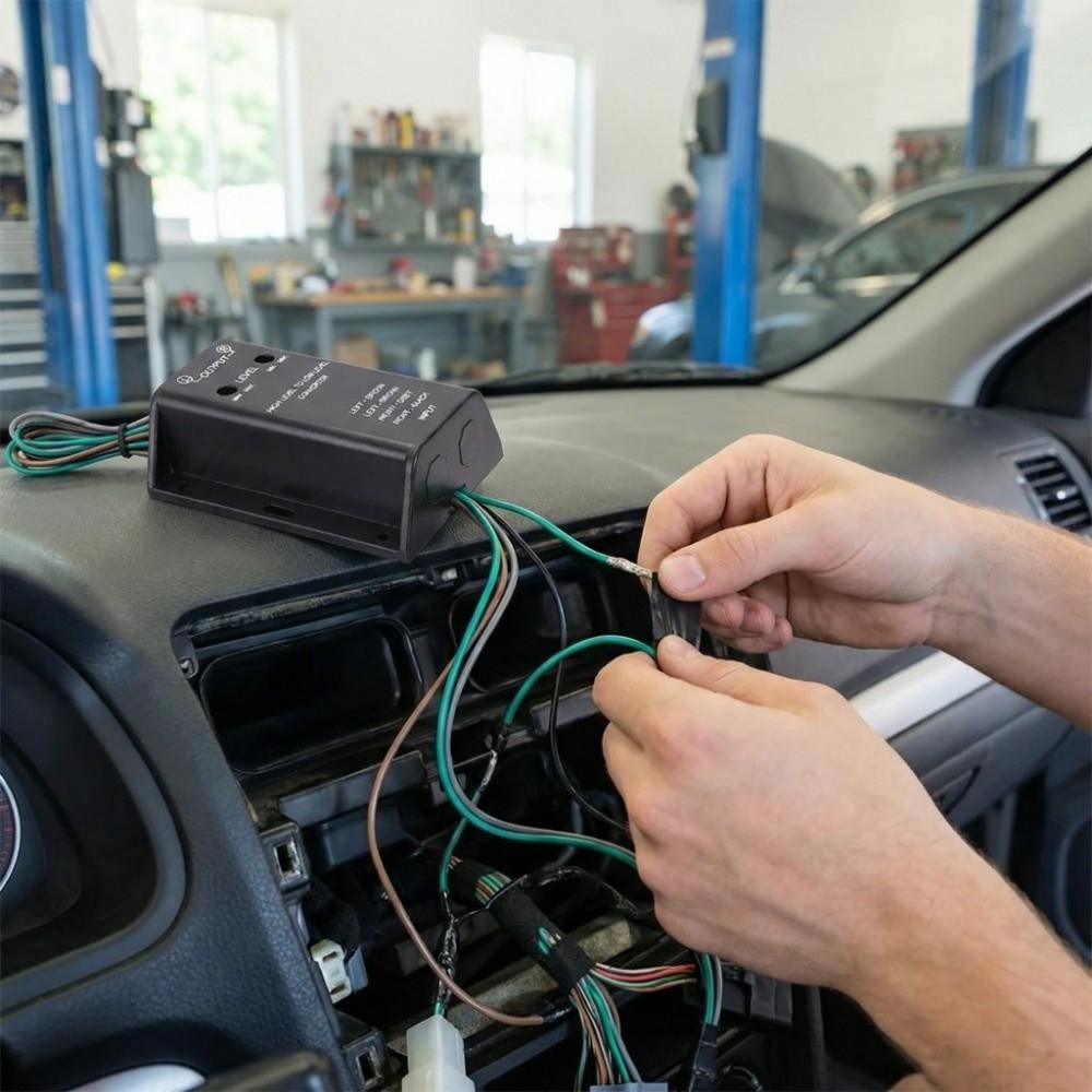 Stable Line Output Converter Universal Amplifier RCA Signal Adapter Speaker  Car Audio System