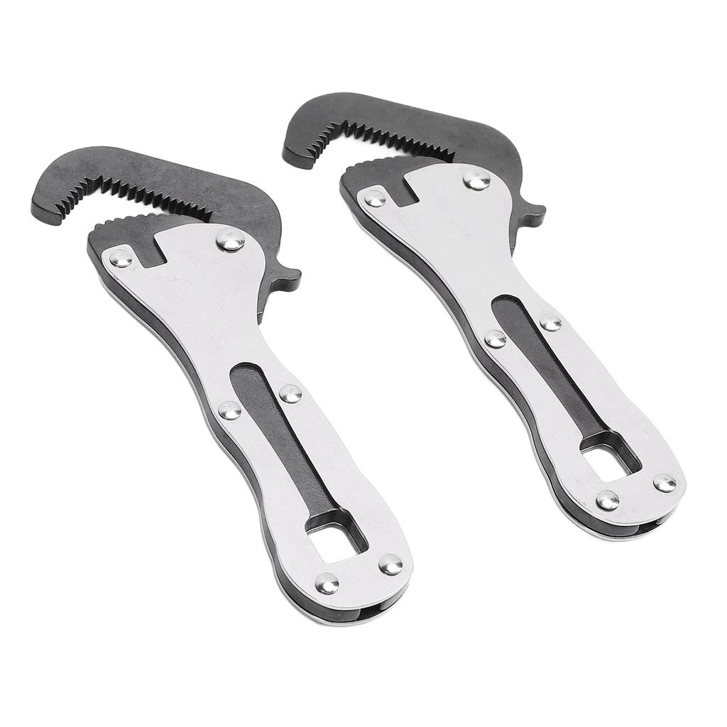 Micro Wrench Metal Ergonomic Portable Multifunctional Micro Self Adjusting Wrench for Tight Space