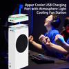 Game Console Cooling Base 3 Gear Adjustable Dual Fans High-Speed Silent Operation