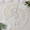 Elegant Lace Fan White Wedding Hand Fan Retro Handheld Fan  for Women