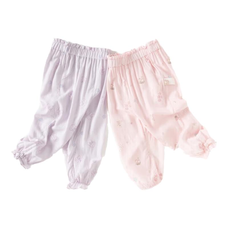 David & Bella Girls  Cartoon Printed Mosquito Repellent Long Pants 90cm