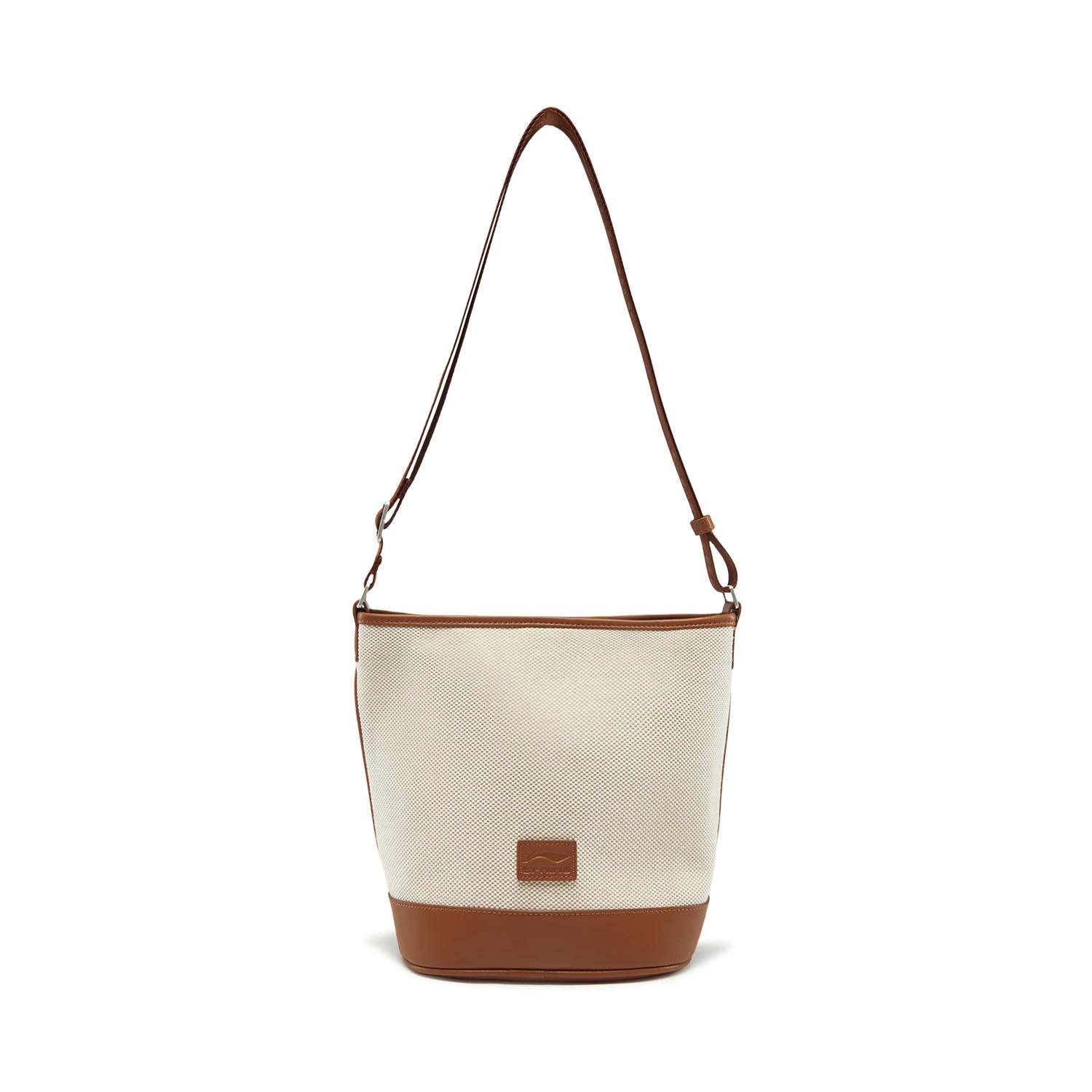 New LiNing Sports Life Collection Cotton Bucket Bags Crossbody Bag Shoulder Bag Unisex Bronze Brown ABDV141-1 470330584CM 2519₽