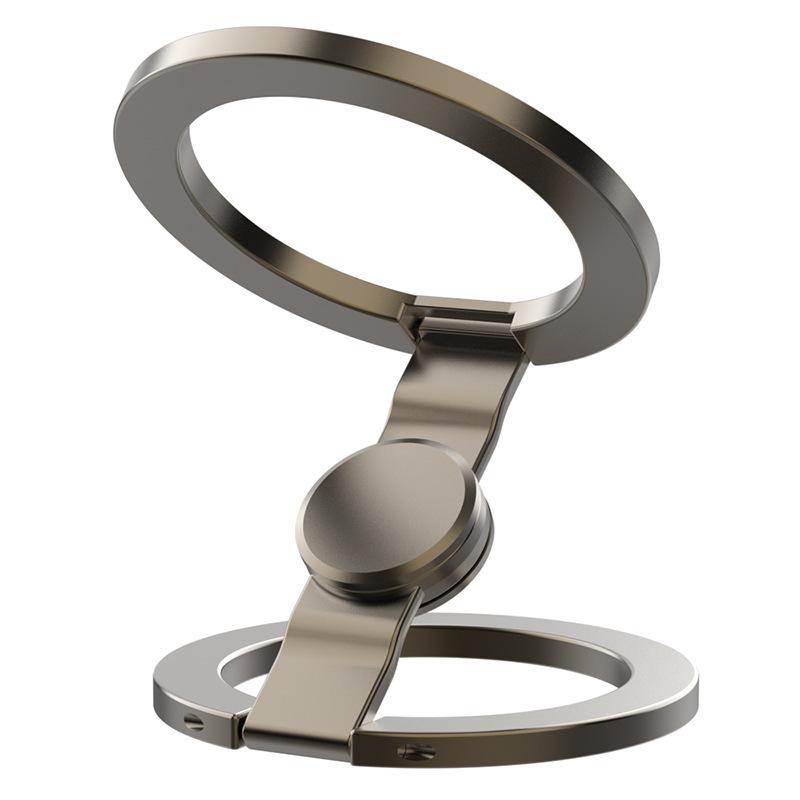 Double-sided Magnetic Rotating Gyroscope Portable Phone Holder Grip for IPhone 17 16 15 14 Pro Max for MagSafe Stand Accessories