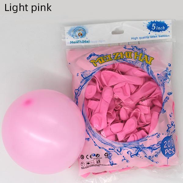 5 Inch (200pcs/bag) Matte Balloons Wedding Birthday Backdrop Latex Balloon Decoration
