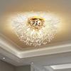 Modern Kristal Avizeler Tavan Işığı, Havai Fişek Avize, Altın Kristaller Tavan Işıkları, 8 G9 LED, Oturma Odası, Yatak Odası, Yemek Odası İçin