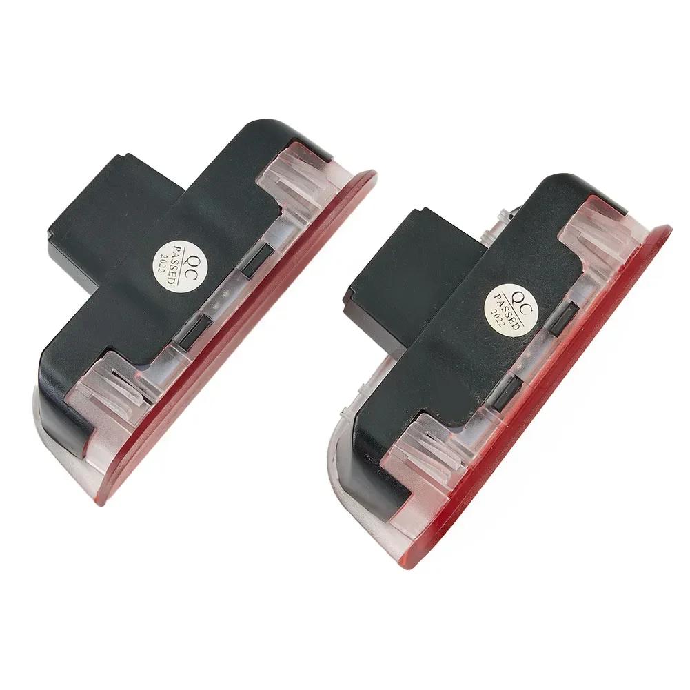 2Pcs Car Interior Courtesy Door Lights Warn Lamps For Passat B6 B7 B8 CC For Seat  For Golf For Skoda Auto Led Door Planel Light
