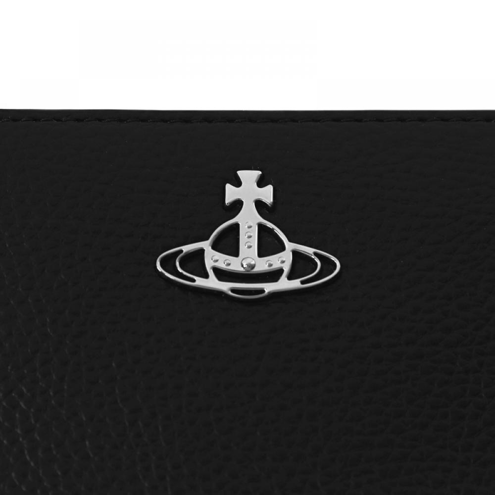 Vivienne Westwood 5107004ju S000d N403 Vegan Bio Green Grain Medium Zip Bifold Wallet