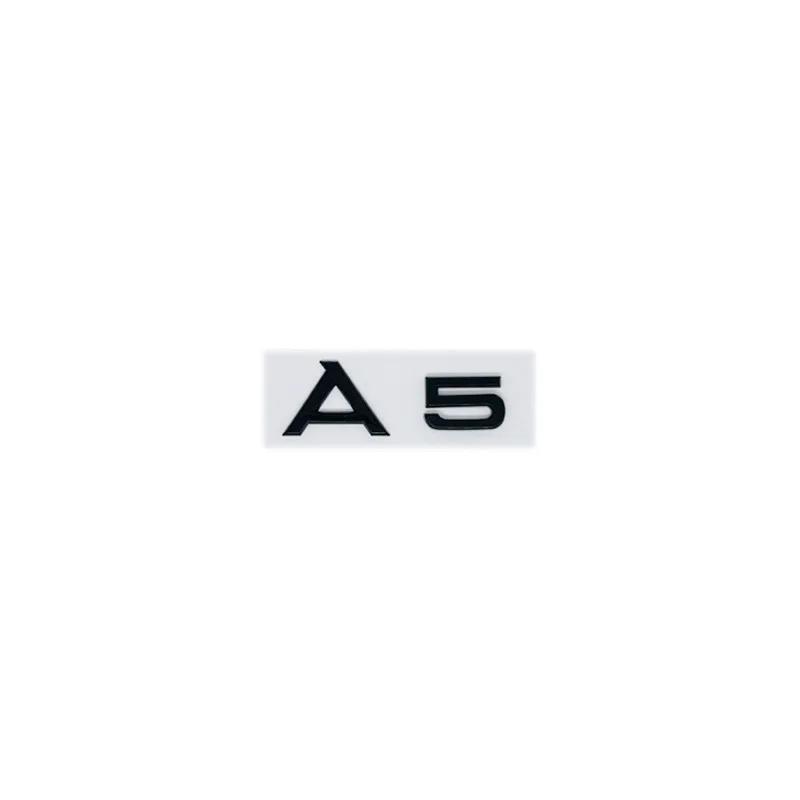 Car Letter Logo Sticker for Audi A5 Suitable for Tail Bumper and Trunk Emblem Applicable To 2.0 3.0 40TDI 35 40 45TFSI Models