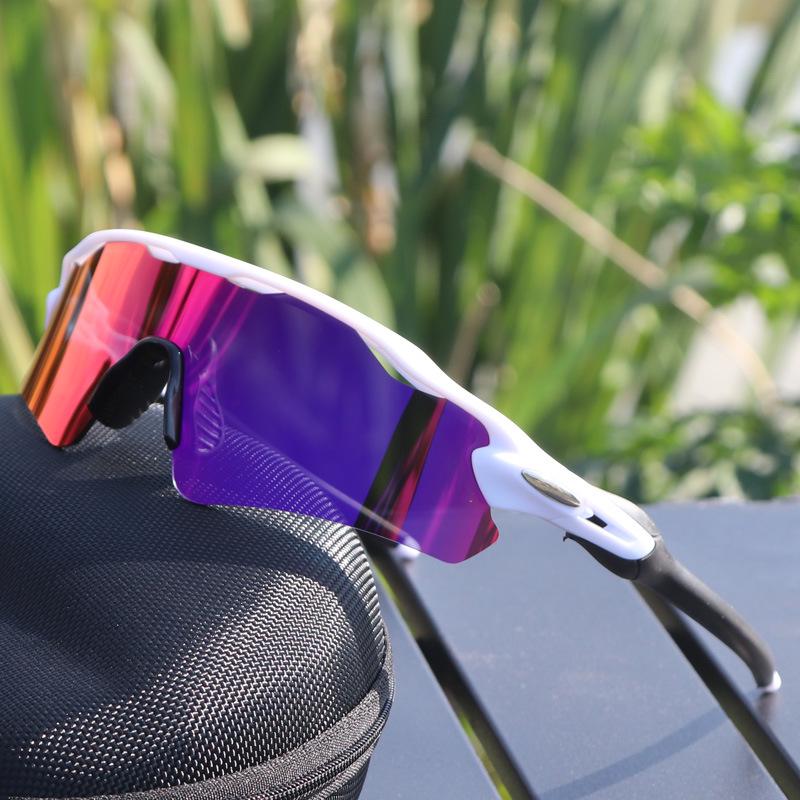 Cross-Border E-commerce TR90 Colorful Cycling Sunglasses for Outdoor Sports, Prescription-Compatible.