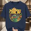 The Muppet Show Vintage TShirt Retro Cartoon Graphic Tee Kermit The Frog Gonzo Rizzo The Rat Dark Green Retro TV Show Design