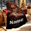 Custom Name Personalized Liverpool Football Club Print Blanket, Home Decor, Bedroom, Sofa, Camping, Couch, Gifts for Birthday Christmas
