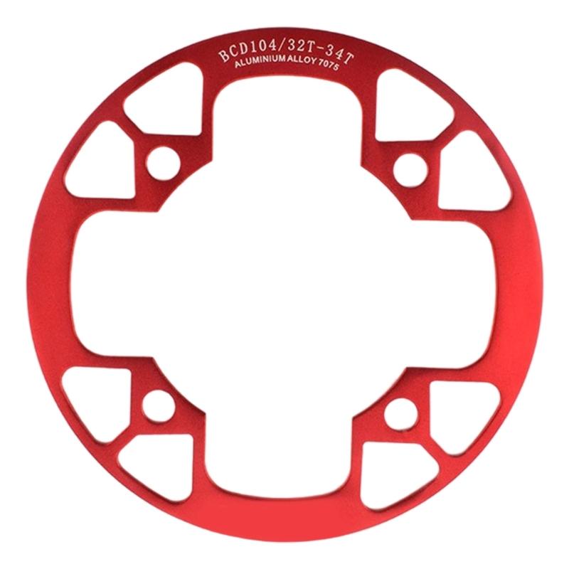 Mountain Bike Chainwheel Guard Cover Aluminum Alloy Bicycles Chainring Guard Bike Crankset Protector Easy To Use