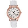 Ladies Luminous Quartz Watch Luxury Fashion Rhinestone Digital Leather Strap Casual Wristwatches Relogio Feminino Reloj Mujer