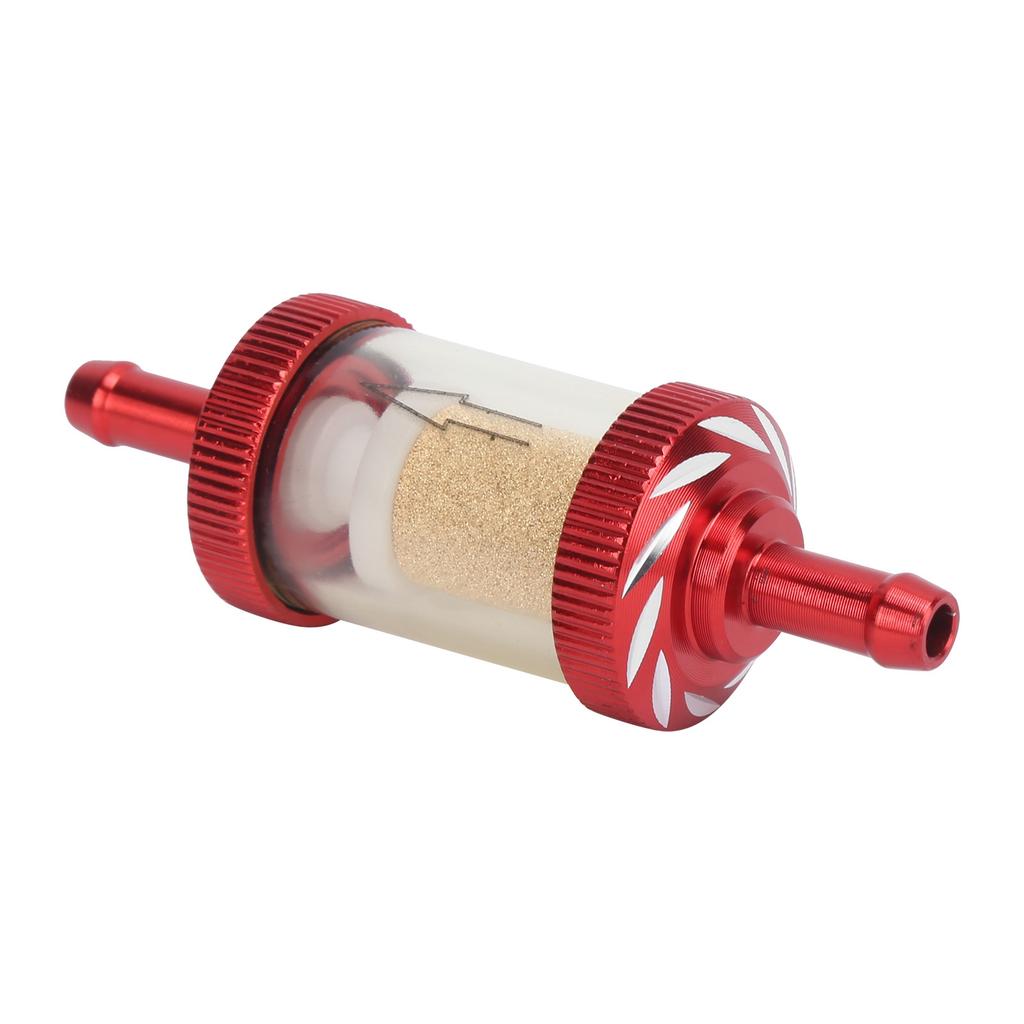 Motorcycle Fuel Gasoline Filter Carving ABS Heat Resistance for 6mm Diameter Motorbike