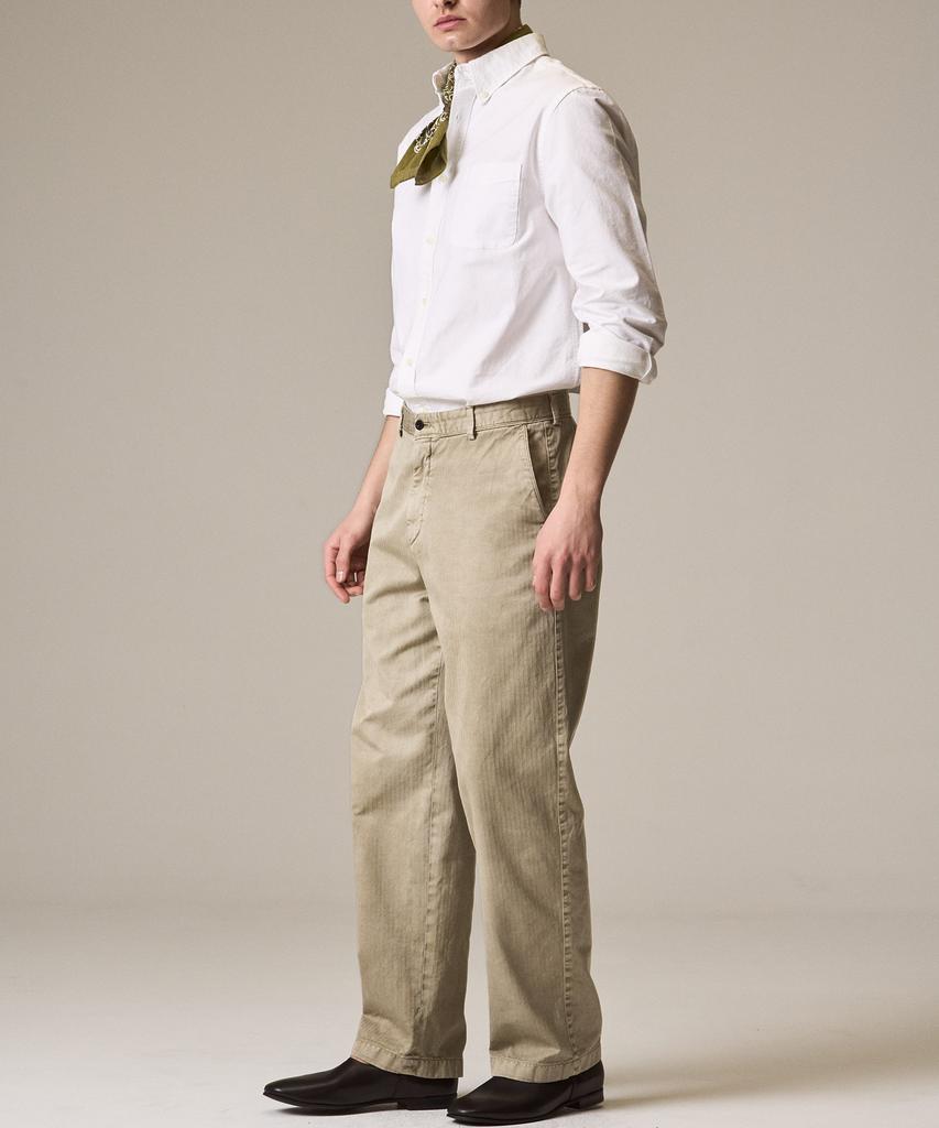 Laijeuaenbillou Garment-Dyed 302St Hbt Chino Pants Khaki