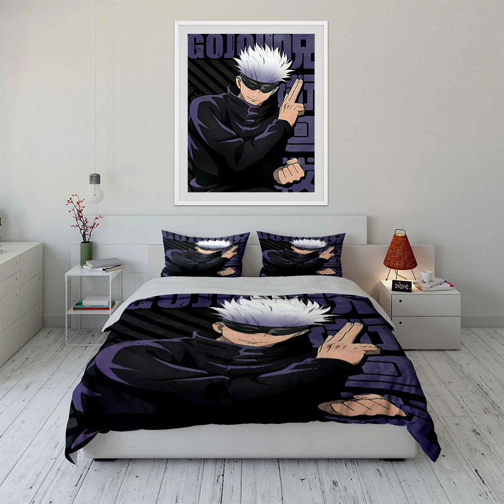 Character with White Hair. Bedding Sets Duvet Cover Sets Duvet Covers Pillowcases(1 * Duvet Cover 2 * Pillowcases Without Duvet Insert)
