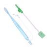 Escova de dentes de esponja médica descartável, cotonete de sucção para UTI, cuidados orais, sistema de escova de dentes de sucção de uso único, higiene oral